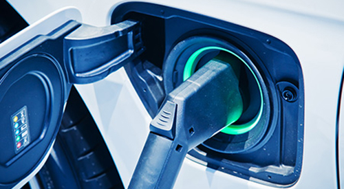 Photo d'une voiture électrique
